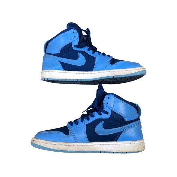 RARE 2014 Nike Air Jordan 1 Retro High French Blue Size 9.5 - Picture 2 of 16
